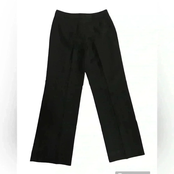 Kasper Ladies Black Lined Career Dress pants boot cut. Poly spandex - Picture 1 of 5